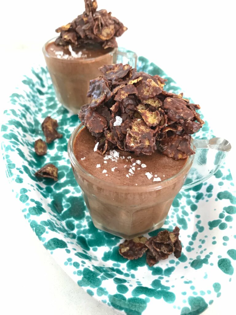 spiced chocolate mousse